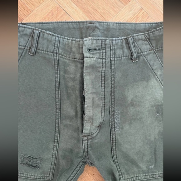 Free People Stormbringer Khaki Cargo Pants W24 - Picture 7 of 9